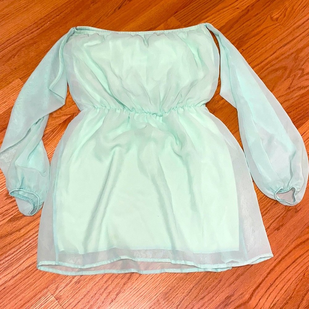 Teal dress